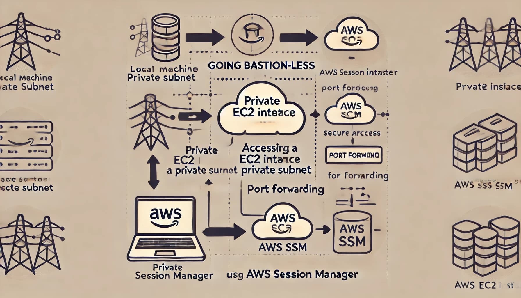 Going Bastion-less: Accessing Private EC2 instance with Session Manager